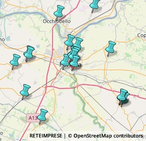Mappa Via Volano, 44123 Ferrara FE, Italia (7.983)