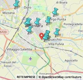 Mappa Via Volano, 44123 Ferrara FE, Italia (1.50909)