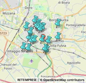 Mappa Via Volano, 44123 Ferrara FE, Italia (1.253)