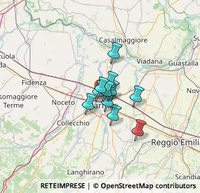 Mappa Via Francesco Barbacini, 43122 Parma PR, Italia (6.65273)