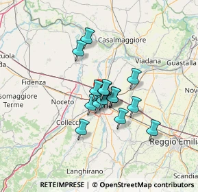 Mappa Via Francesco Barbacini, 43122 Parma PR, Italia (8.962)