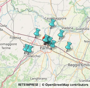 Mappa Via Francesco Barbacini, 43122 Parma PR, Italia (7.87091)
