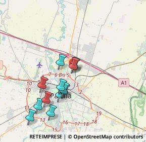 Mappa Stradello Pier Paolo Pasolini, 43122 Parma PR, Italia (3.6725)
