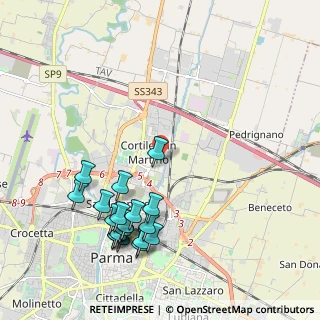 Mappa Stradello Pier Paolo Pasolini, 43122 Parma PR, Italia (2.3445)