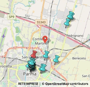 Mappa Stradello Pier Paolo Pasolini, 43122 Parma PR, Italia (2.5255)