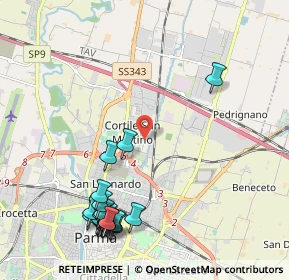 Mappa Stradello Pier Paolo Pasolini, 43122 Parma PR, Italia (2.596)