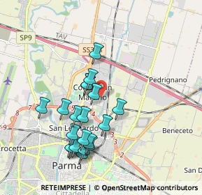 Mappa Stradello Pier Paolo Pasolini, 43122 Parma PR, Italia (1.81)