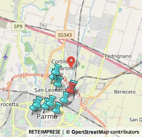 Mappa Stradello Pier Paolo Pasolini, 43122 Parma PR, Italia (2.21273)