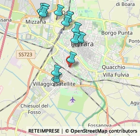 Mappa Via Leonello Poletti, 44122 Ferrara FE, Italia (1.94417)