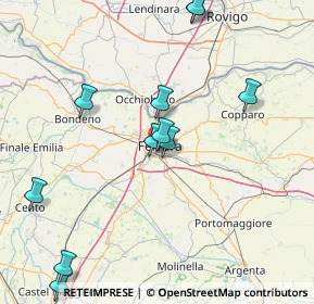 Mappa Via Leonello Poletti, 44122 Ferrara FE, Italia (17.80727)