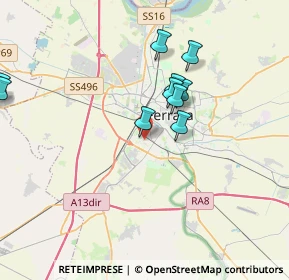 Mappa Via delle Salute, 44122 Ferrara FE, Italia (4.16455)