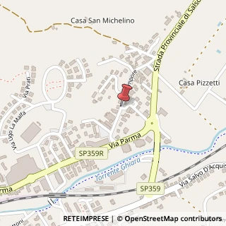 Mappa Via campore 20/b, 43039 Salsomaggiore Terme, Parma (Emilia Romagna)