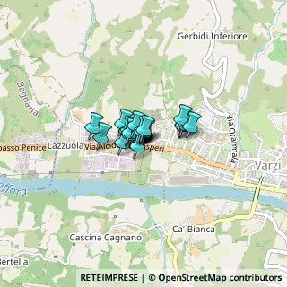 Mappa Via Castelletto, 27057 Varzi PV, Italia (0.168)