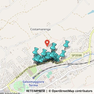 Mappa Via Gioia, 43039 Salsomaggiore Terme PR, Italia (0.37862)
