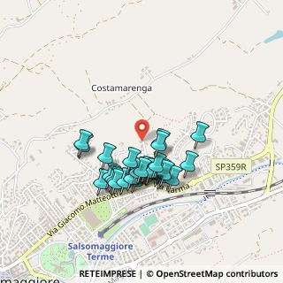 Mappa Via Gioia, 43039 Salsomaggiore Terme PR, Italia (0.38)