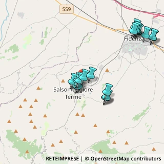 Mappa Via Gioia, 43039 Salsomaggiore Terme PR, Italia (4.0905)