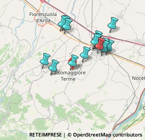 Mappa Via Gioia, 43039 Salsomaggiore Terme PR, Italia (6.63133)