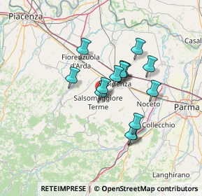 Mappa Via Gioia, 43039 Salsomaggiore Terme PR, Italia (10.56357)