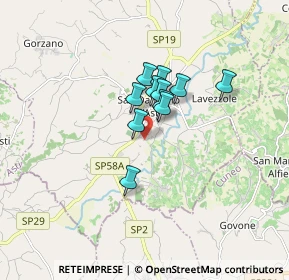 Mappa Strada Ivero, 14015 San Damiano D'asti AT, Italia (1.06455)