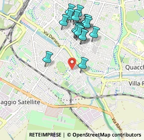 Mappa Via Giuseppe Fabbri, 44122 Ferrara FE, Italia (0.95611)