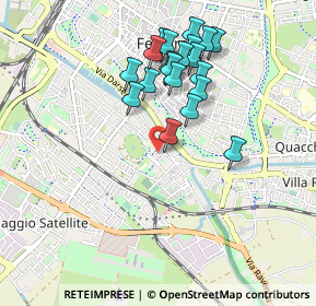 Mappa Via Giuseppe Fabbri, 44122 Ferrara FE, Italia (0.8835)