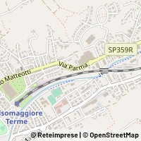 Mapa Salsomaggiore Terme