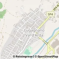 Kaart Lugagnano Val d'Arda