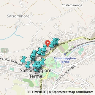 Mappa Via Leonia Bissolati, 43039 Salsomaggiore Terme PR, Italia (0.4205)
