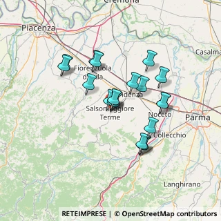 Mappa Via Leonia Bissolati, 43039 Salsomaggiore Terme PR, Italia (11.68789)