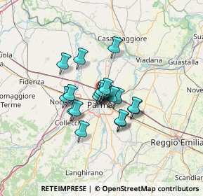 Mappa Via R. Bormioli, 43122 Parma PR, Italia (8.4455)