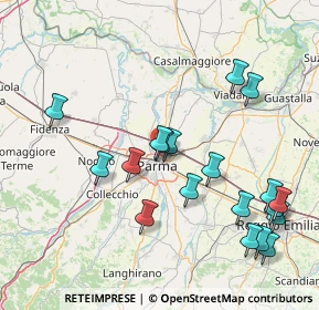 Mappa Via R. Bormioli, 43122 Parma PR, Italia (17.56684)