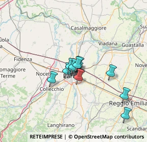 Mappa Via R. Bormioli, 43122 Parma PR, Italia (8.95583)