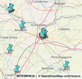 Mappa Via Almerigo Storari, 44124 Ferrara FE, Italia (19.9475)