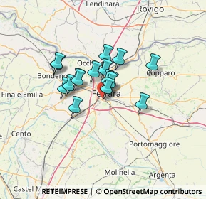 Mappa Via Almerigo Storari, 44124 Ferrara FE, Italia (8.97706)