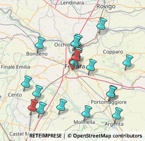 Mappa Via Almerigo Storari, 44124 Ferrara FE, Italia (16.55278)