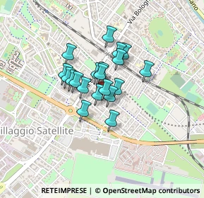 Mappa Via Almerigo Storari, 44124 Ferrara FE, Italia (0.2695)