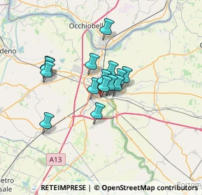 Mappa Via Almerigo Storari, 44124 Ferrara FE, Italia (4.63667)