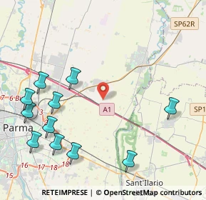 Mappa Via Don Giovanni del Monte, 43122 Parma PR, Italia (5.29909)