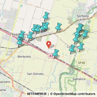 Mappa Via Don Giovanni del Monte, 43122 Parma PR, Italia (2.245)