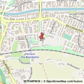 Mappa Via Capodistria, 11, 44124 Ferrara, Ferrara (Emilia Romagna)