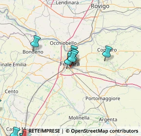 Mappa Via Mons. Mosconi, 44124 Ferrara FE, Italia (29.497)