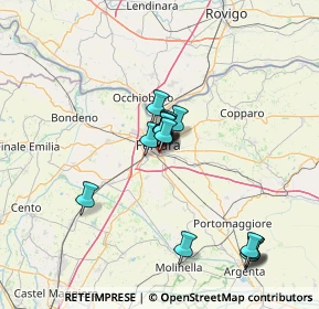 Mappa Via Mons. Mosconi, 44124 Ferrara FE, Italia (11.67933)