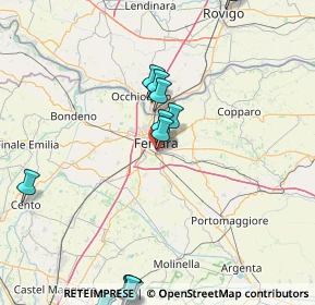 Mappa Via Mons. Mosconi, 44124 Ferrara FE, Italia (24.5195)