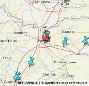 Mappa Via Mons. Mosconi, 44124 Ferrara FE, Italia (16.6975)