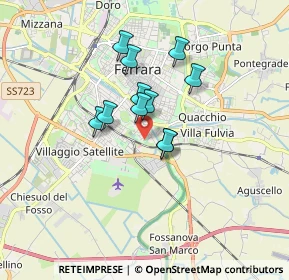 Mappa Via Mons. Mosconi, 44124 Ferrara FE, Italia (1.23364)
