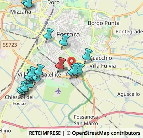Mappa Via Mons. Mosconi, 44124 Ferrara FE, Italia (2.1735)