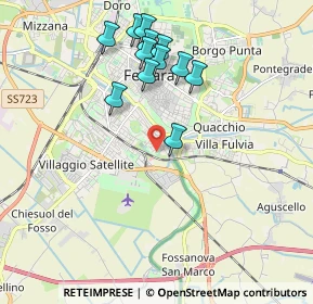 Mappa Via Mons. Mosconi, 44124 Ferrara FE, Italia (1.91)
