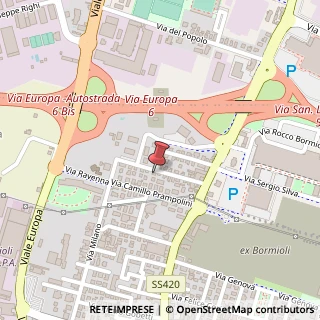 Mappa Via Claudio Treves, 26, 43122 Parma, Parma (Emilia Romagna)