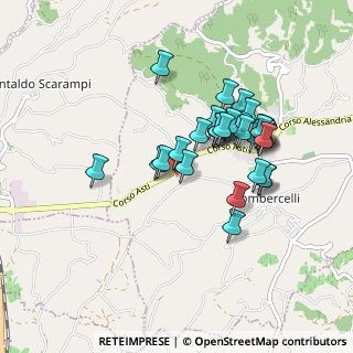 Mappa Strada Lea, 14047 Mombercelli AT, Italia (0.78333)