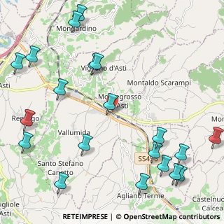 Mappa Via 20 Settembre, 14048 Montegrosso AT, Italia (2.993)